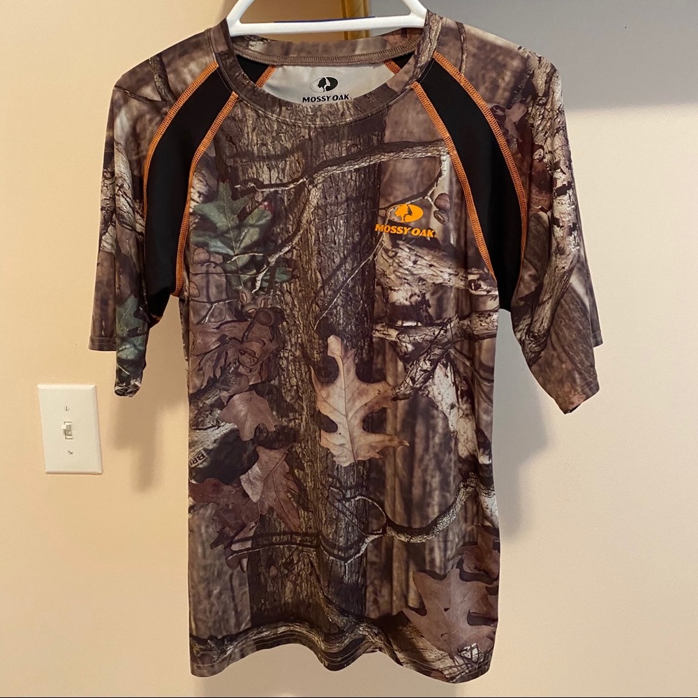 Mossy Oak Youth Camo Short Sleeve Unisex Shirt